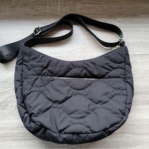 Elegant Black Quilted Shoulder Bag